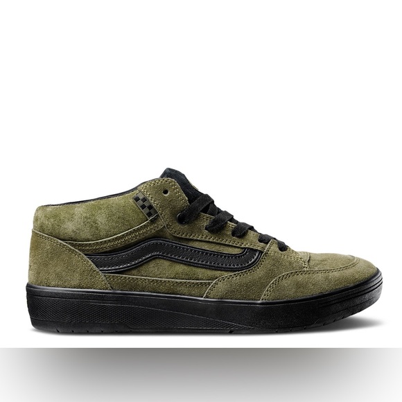 Vans Beatrice Domond Zanba Mid Skate Sneaker Mens size 11 in Olive - Picture 2 of 15